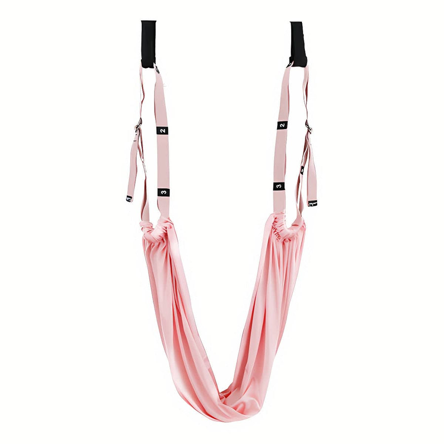 Aerial Yoga Inversion Strap with Door Anchor - Pink