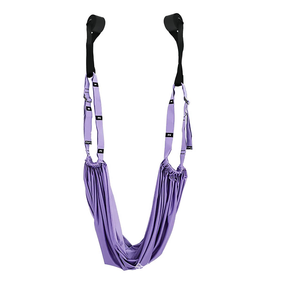 Aerial Yoga Inversion Strap with Door Anchor - Purple