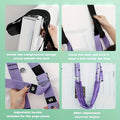 Aerial Yoga Inversion Strap with Door Anchor - Purple - view 5