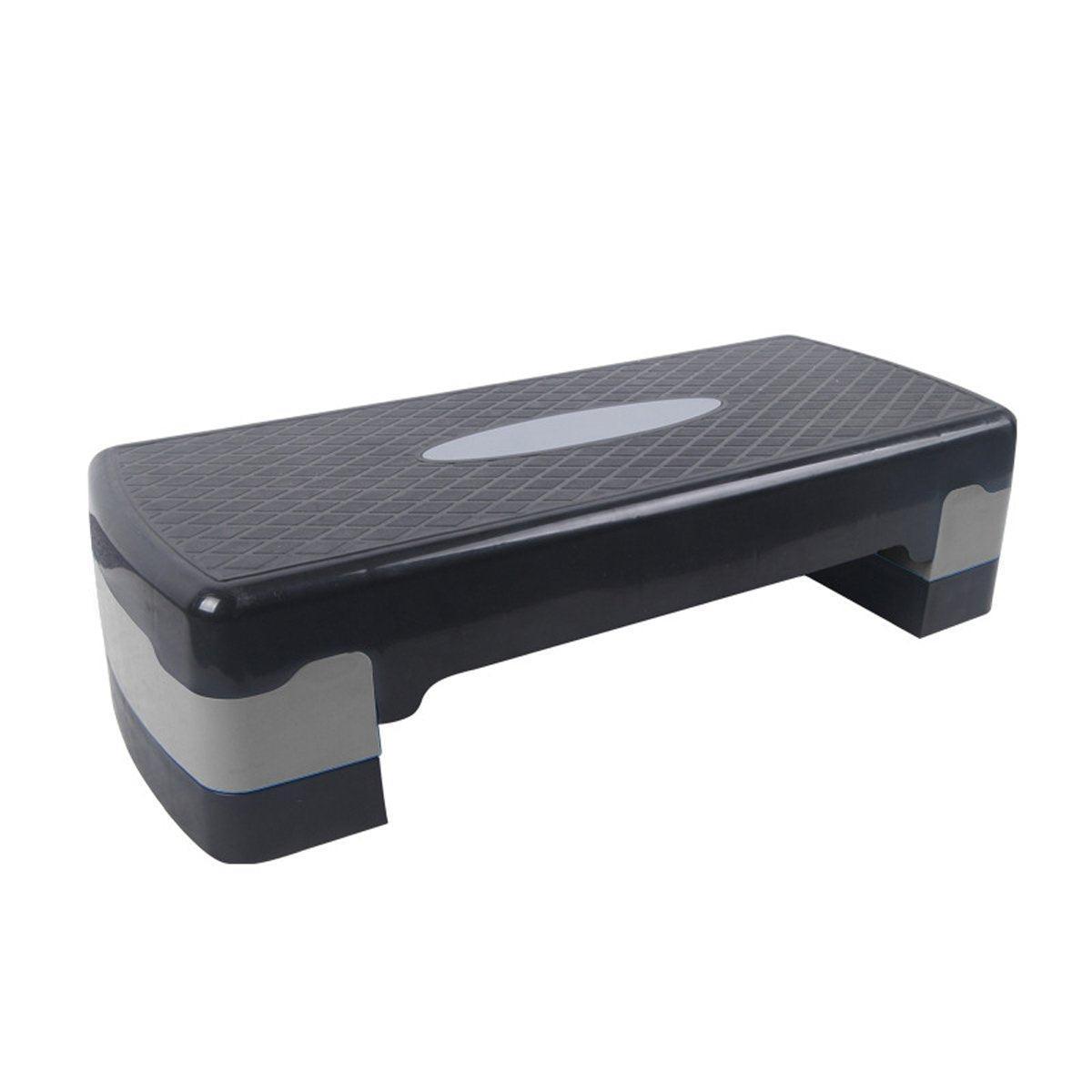 Aerobic Exercise Step Platform, Non-Slip Plastic Fitness Stepper - Black - view 2