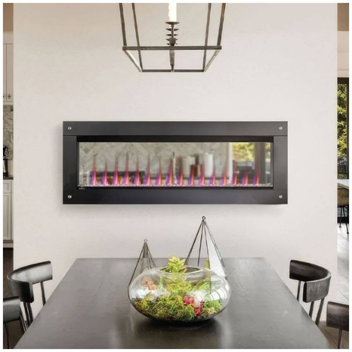 Napoleon CLEARion Elite 50 See-Through Built-In Electric Fireplace - Dual-Zone Heat - NEFBD50HE-AU