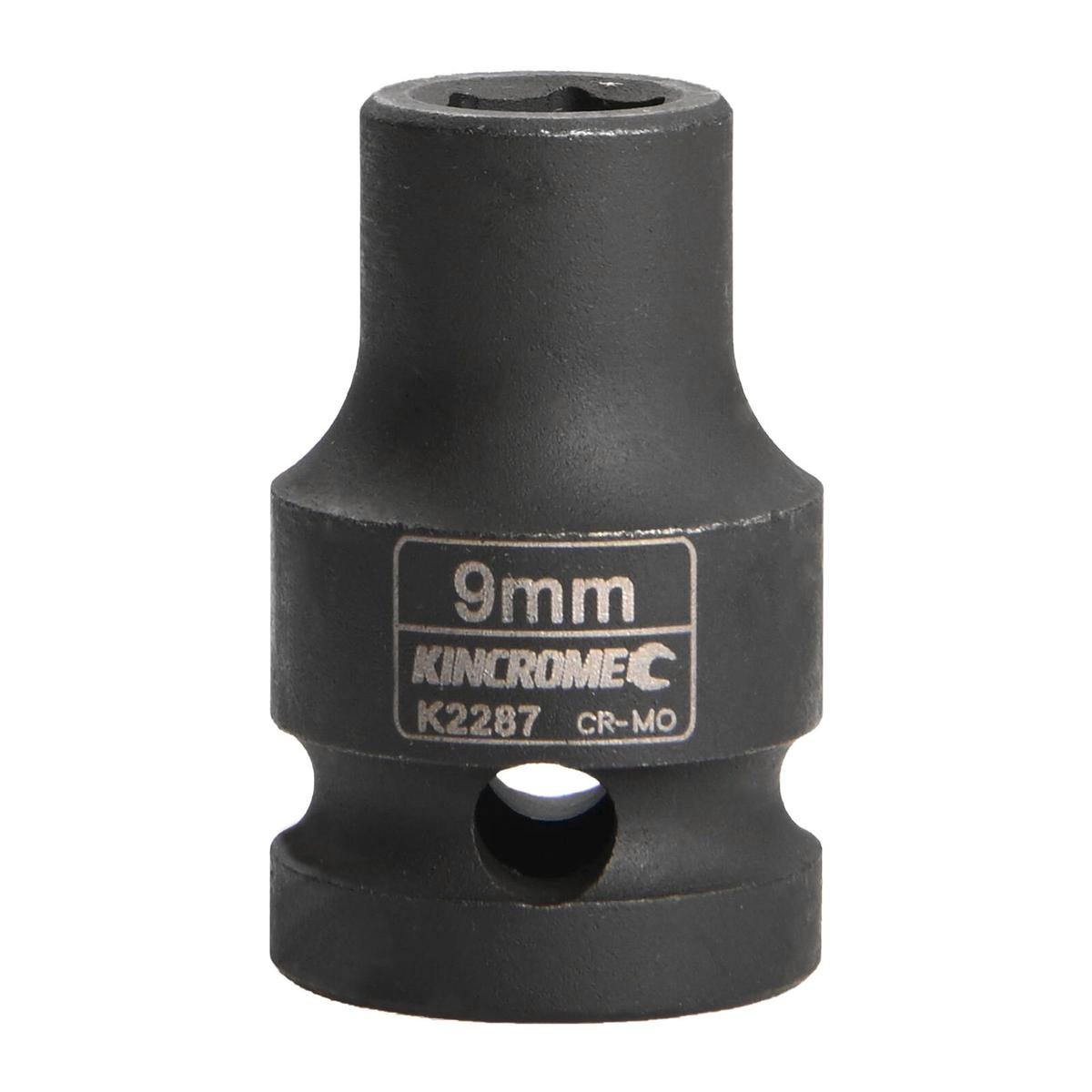 Kincrome 9mm Impact Socket 1/2 Drive Cr-Mo Steel Rust Resistant - SuperSaverAU - view 1
