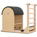 Lifespan Fitness Pilates Ladder Barrel - Maple Frame - PU Leather - 150kg User Capacity - LFRF-LADDERB