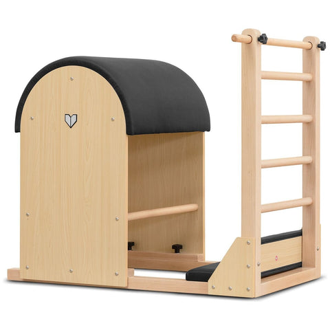 Lifespan Fitness Pilates Ladder Barrel - Maple Frame - PU Leather - 150kg User Capacity - LFRF-LADDERB