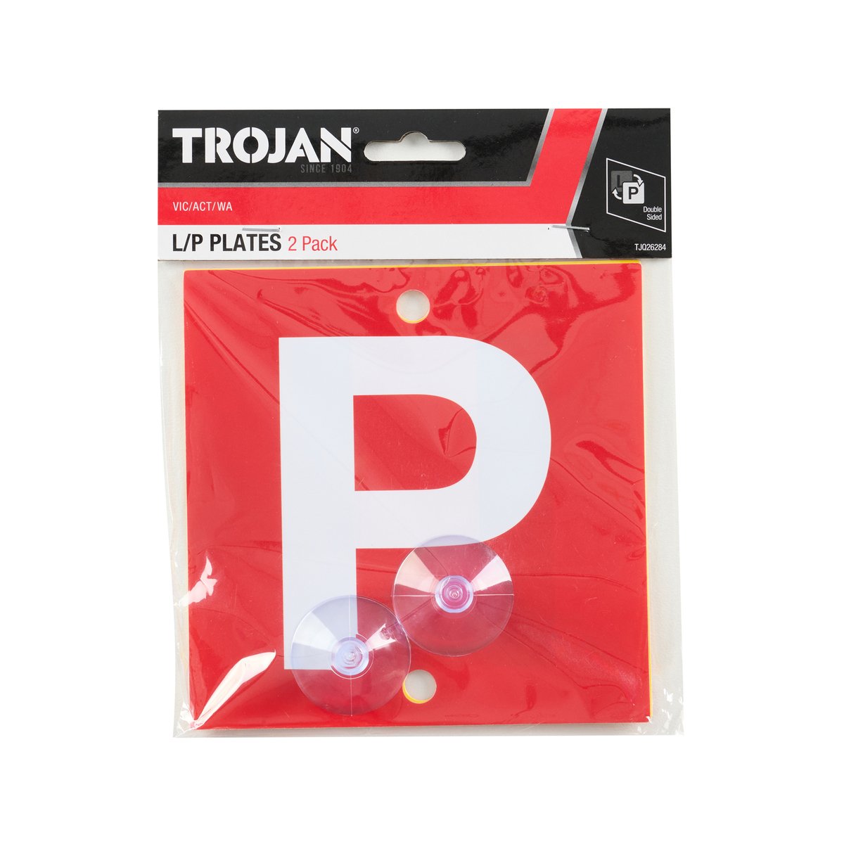 Trojan L P Plates - 2 Pack - Double-Sided - 150mm x 50mm - VIC ACT WA - SuperSaverAU - view 2