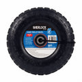 Sherlock Medium Trolley Wheel Assembly, 4.10/3.5-4, Steel Rim, 4 Ply Pneumatic Rubber Tyre