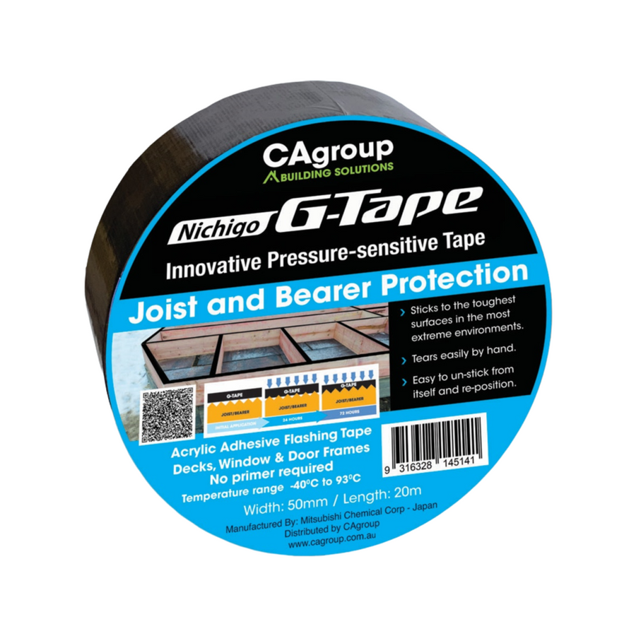Cagroup Bearer Protector Tape - 50mm x 20m - Woven Cloth - Moisture Seal - SuperSaverAU - view 1