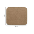 Boyle Wooden Rectangle Coaster - 11.2 cm x 11.2 cm - MDF - Durable Crafting - SuperSaverAU - view 3
