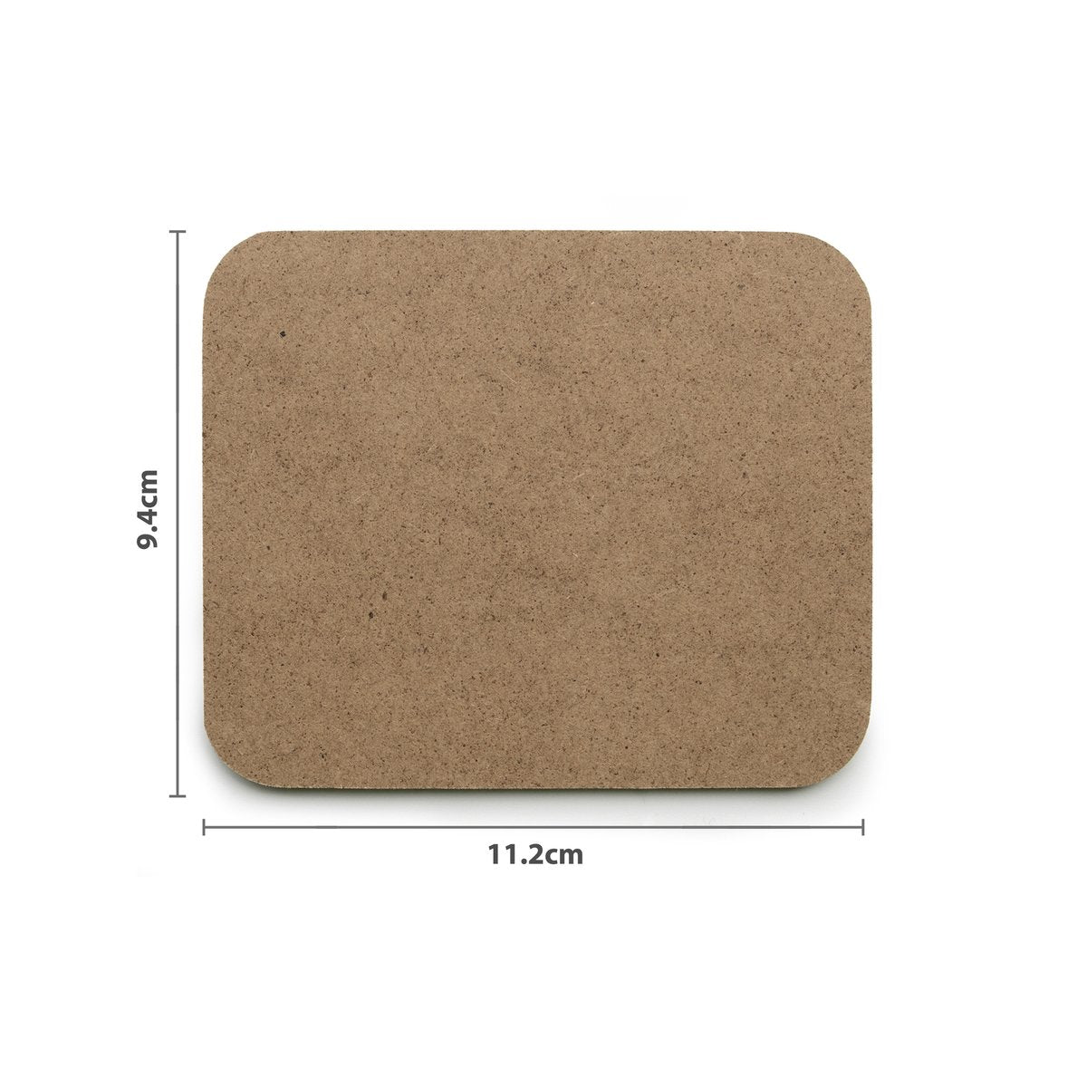 Boyle Wooden Rectangle Coaster - 11.2 cm x 11.2 cm - MDF - Durable Crafting - SuperSaverAU - view 3