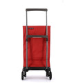 Rolser Plegamatic MF folding 2 wheel trolley - Red - Lightweight aluminium chassis - R-PLE001-1009