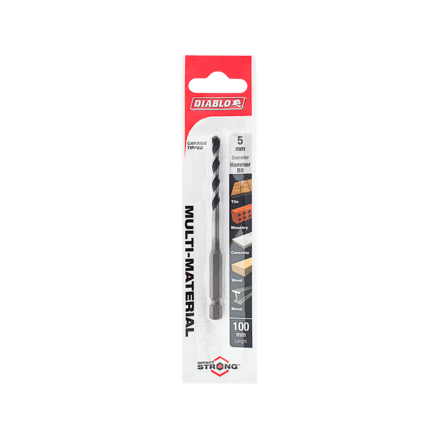 Diablo 5 x 100mm Carbide Multi-Material Drill Bit