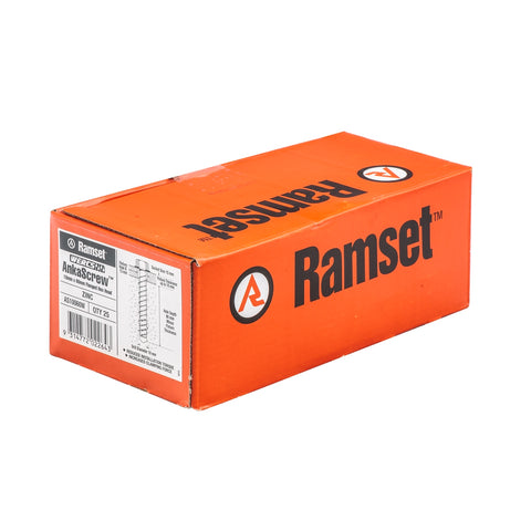 Ramset 10 x 60mm AnkaScrew Galvanised Flanged Hex Masonry Anchor, 25 Pack