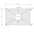 Turner Hastings Patri 60 protective sink grid - stainless steel, dishwasher safe, 1 year warranty - PA60SSG