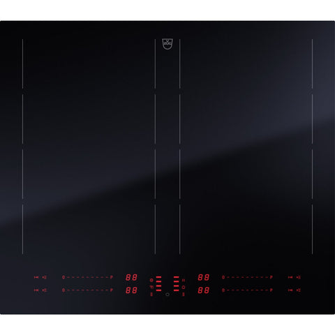 V-ZUG 60cm induction cooktop - 4 zones, Schott Ceran glass, 9 power levels, bridging - 3111500014