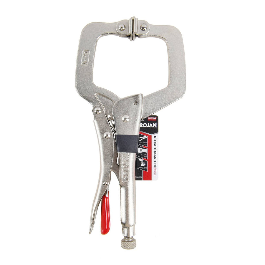 Trojan C Clamp Locking Pliers - 280mm - Ideal for Welding - SuperSaverAU - view 1