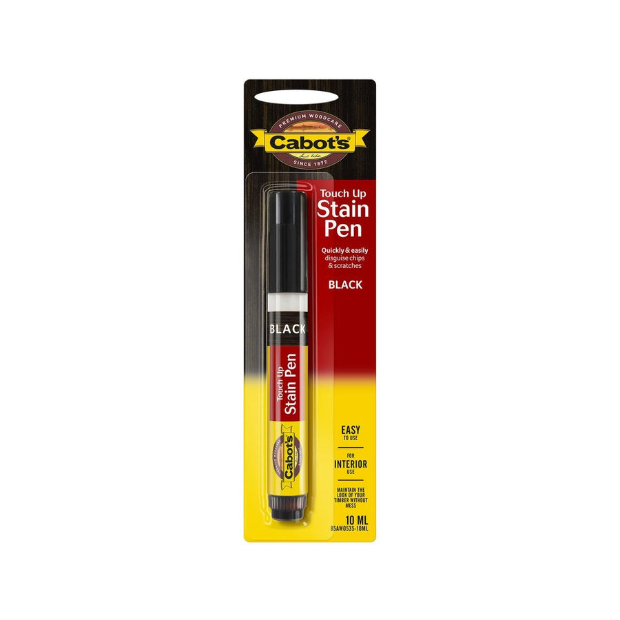 Cabot S Touch Up Stain Pen 10ml - Black - Disguises Scratches & Chips - SuperSaverAU - view 1