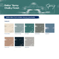 Dulux Chalky 340g Surf Green Spray Paint, Matte Chalk Finish for Furniture & Decor
