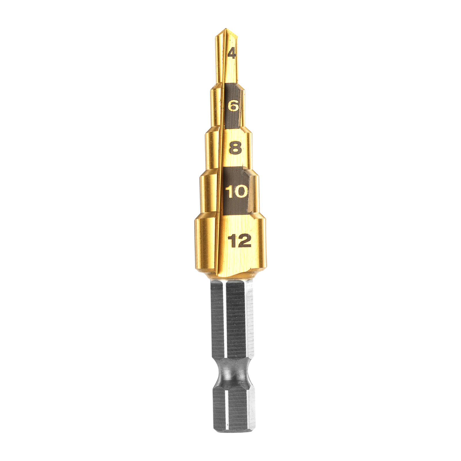 Ryobi 3 Piece Step Drill Bit Set for Metal & Plastic, Multi-Size Holes