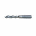 Everhang M12 x 100mm Zinc Plated Hanger Bolt with Star Recess - Steel, 4 Pack