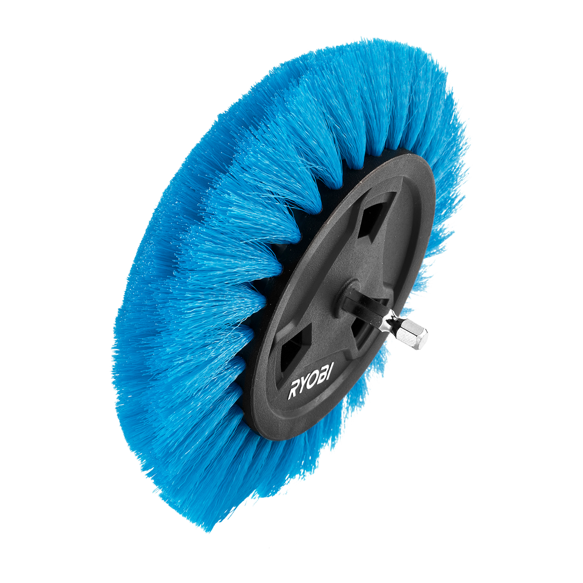 Ryobi 150mm Round Soft Bristle Brush - Light-Duty Cleaning Tool - SuperSaverAU - view 4