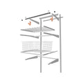 Flexi Storage Black Hanging Rod Bracket 2 Pack - 80mm x 100mm - Easy Install - SuperSaverAU - view 4