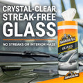 Armor All Glass Cleaner Wipes - 30 Pack - Streak-Free Shine - 84mm x 220mm - SuperSaverAU - view 4