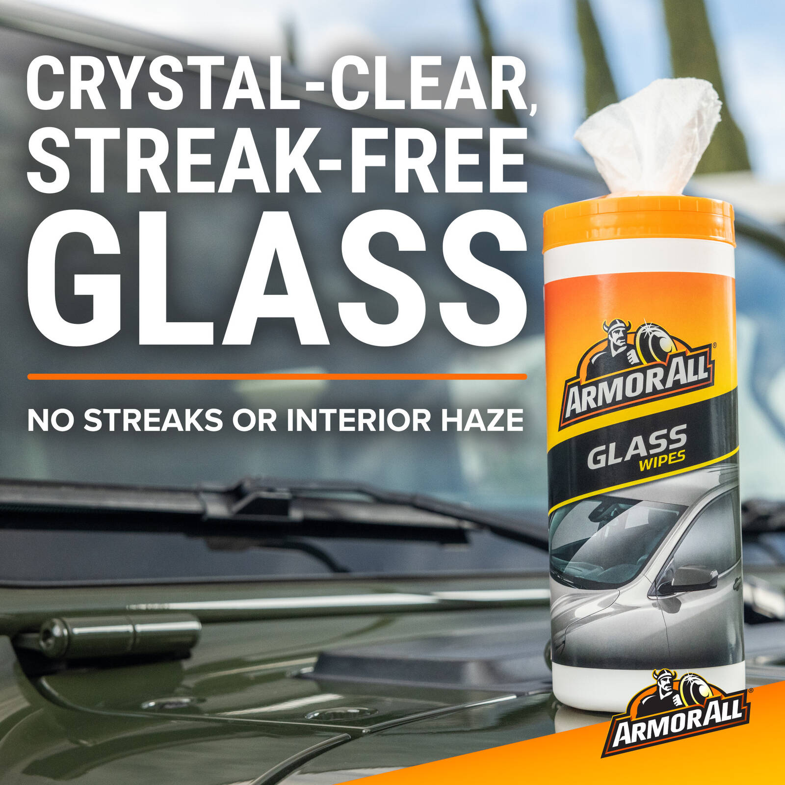 Armor All Glass Cleaner Wipes - 30 Pack