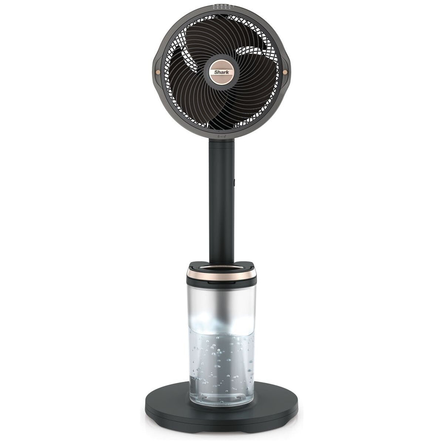 Shark FlexBreeze ProMist Misting Tower Fan - 5 Speeds, Corded or Cordless Use, Charcoal - FA302ANZ