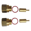 Kinetic 25mm Lead Free Brass Wall Tap Spindle Extender 2 Pack