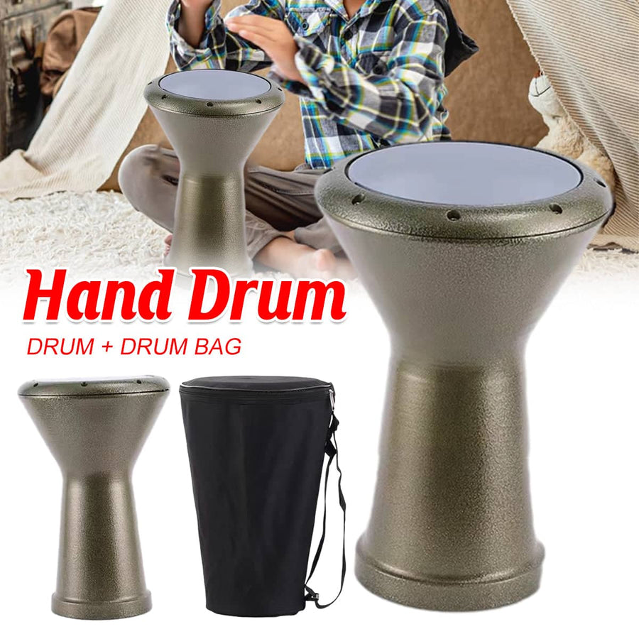 African Hand Drum for Belly Dance and Arabic Music, Durable Percussion Drum with Bag