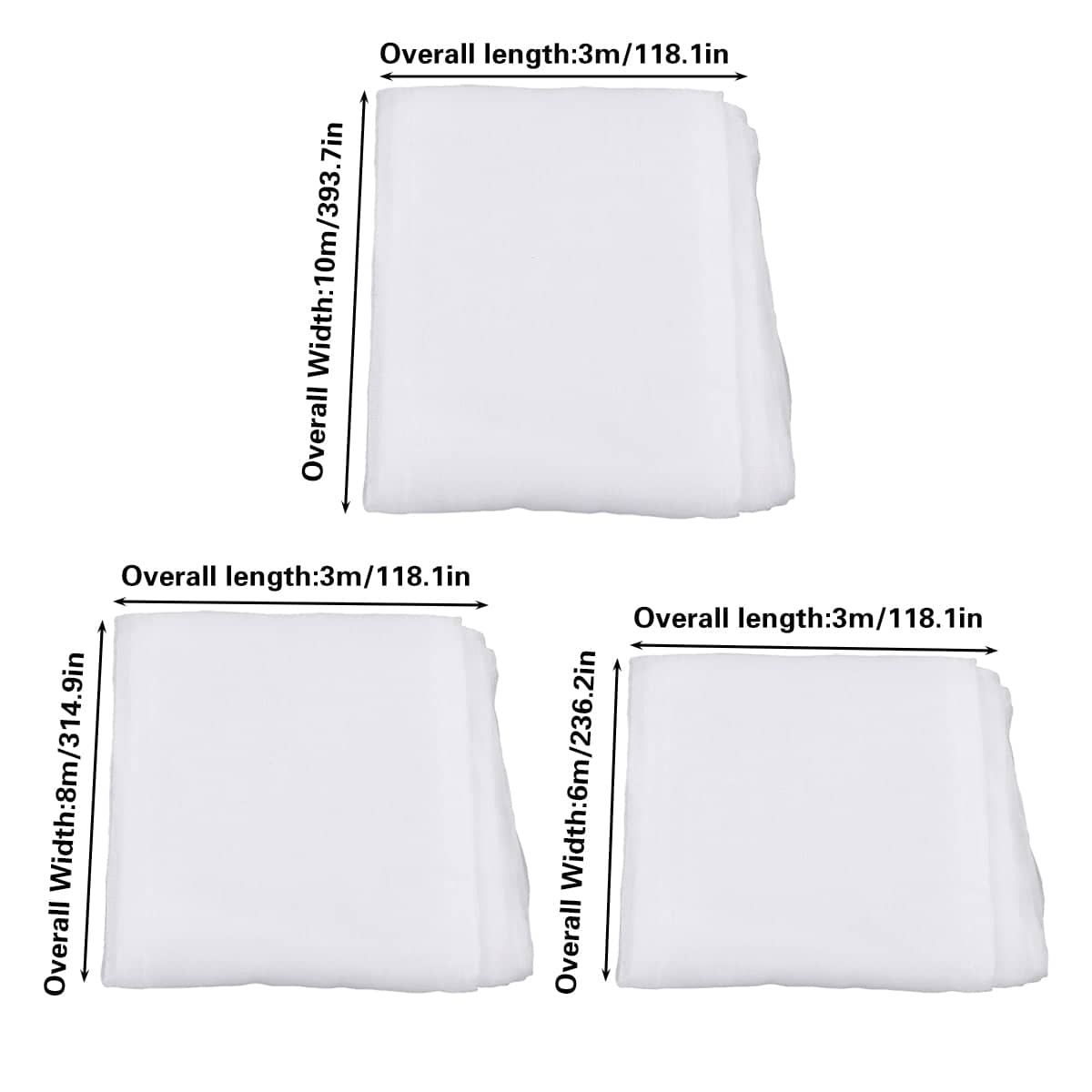 Agricultural Insect Net for Vegetables and Fruit Trees - 3 x 6 m Plant Protection Mesh - view 4