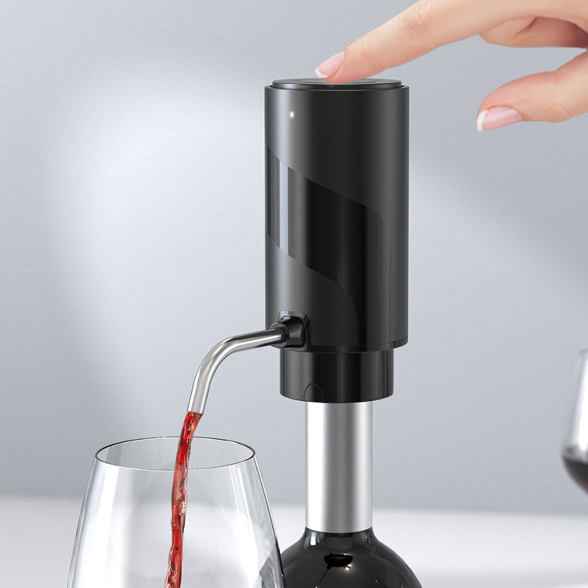 Air Pressure Automatic Wine Dispenser and Pourer for Home Bar - 11.5×12.2×5.85cm - view 5