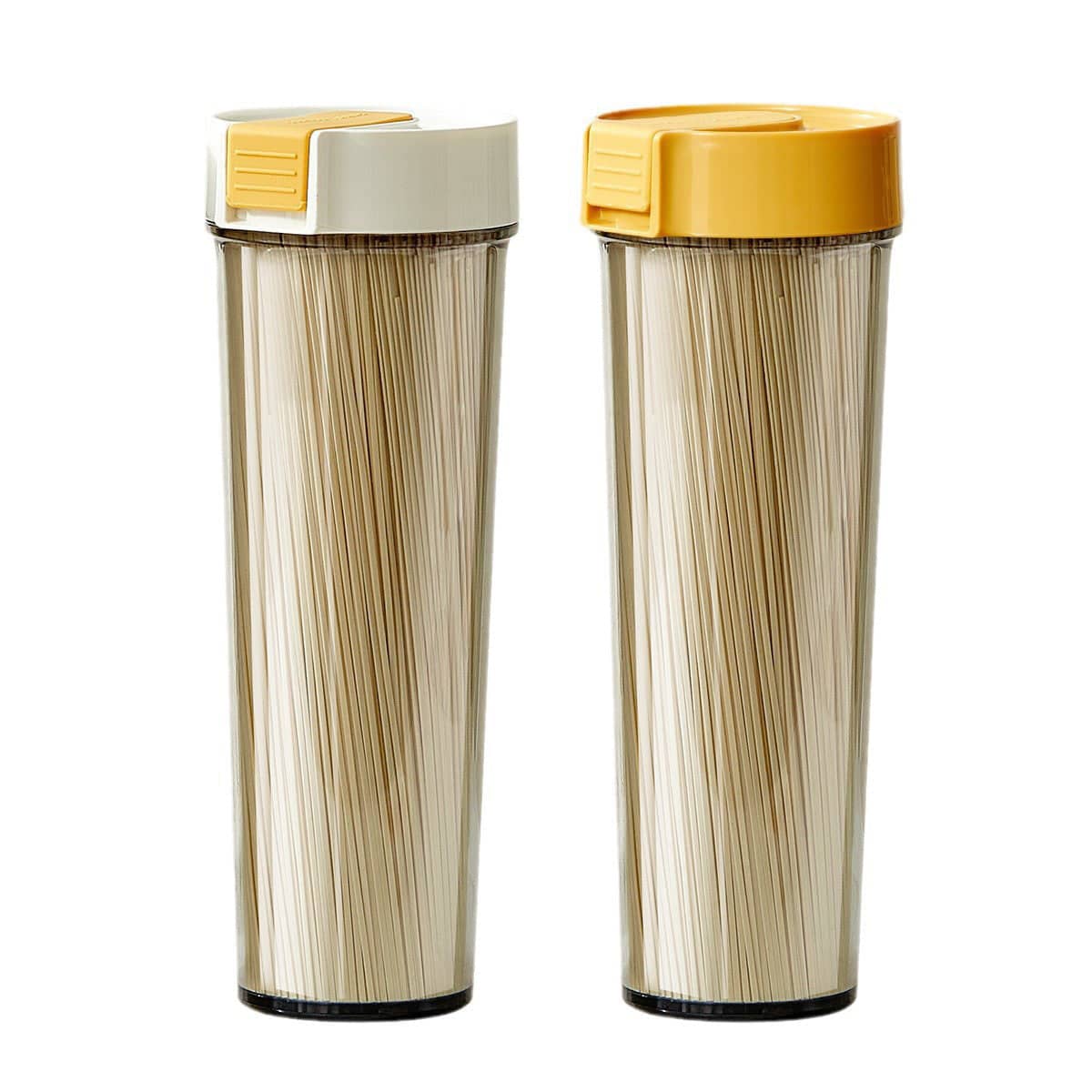 Airtight Noodle Storage Container with Portion Dispenser, 1000 ml - White - view 3