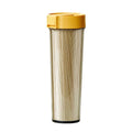 Airtight Noodle Storage Container with Portion Dispenser, 1000 ml - Yellow