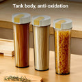 Airtight Noodle Storage Container with Portion Dispenser, 1000 ml - Yellow - view 5