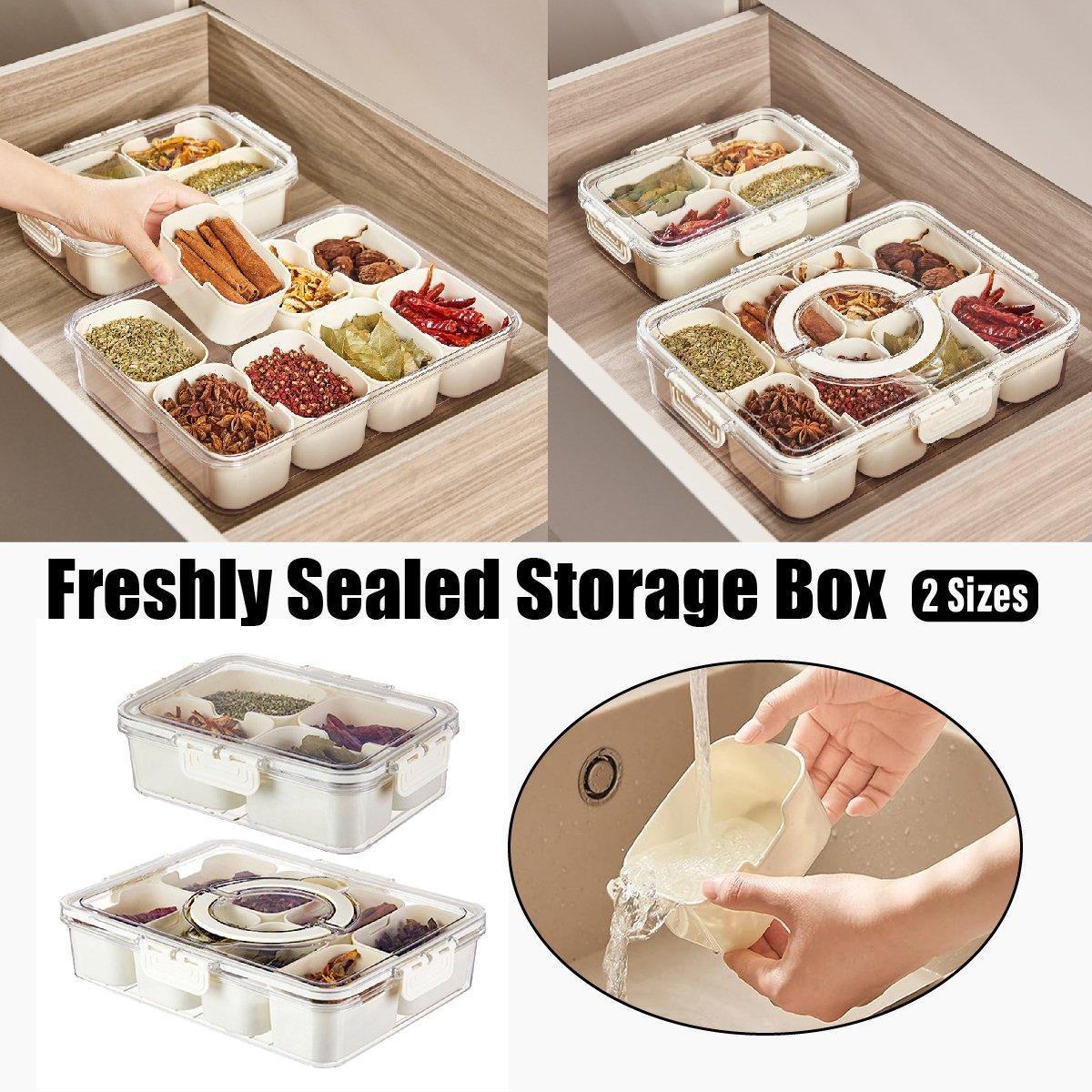 Airtight Seasoning Storage Box - Small (23.5 x 17 x 6.5 cm) - view 2