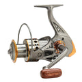 All-Metal Spinning Fishing Reel with CNC Alloy Wire Cup - DC6000 (15 x 6.8 x 14.5 cm)
