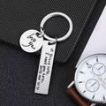 Alloy Keyring Keychain - Drive Safe I Need You Here with Me Couple Car Gift - view 4
