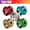 Alloy Metal Yo-Yo with Ball Bearing, Spare String and Finger Guard - Gold - view 2