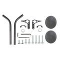 Alloy Split Triathlon Aero Handlebar with Armrest Pads for Road and Mountain Bikes - view 2
