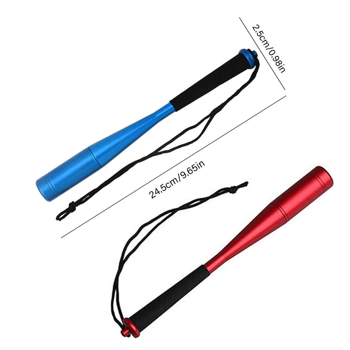Aluminium Alloy Fish Hammer with Rope, Fishing Gear Knocker - Red - view 4