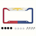 Aluminium Alloy License Plate Frame, 2 Pack - Sun Pattern - view 2