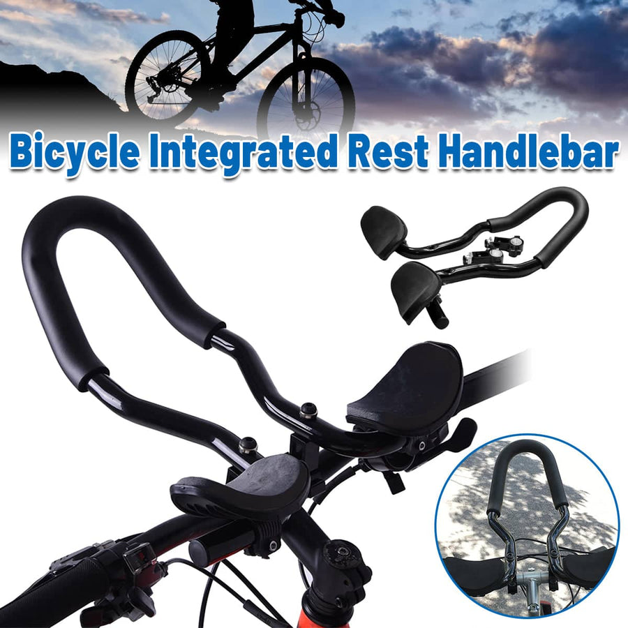 Aluminium Alloy TT Handlebar with Armrests for Mountain and Road Bikes