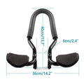 Aluminium Alloy TT Handlebar with Armrests for Mountain and Road Bikes - view 3