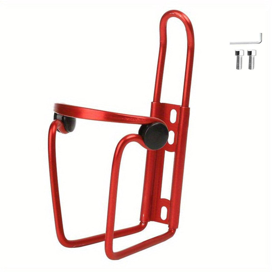 Aluminium Alloy Water Bottle Cage for MTB and Road Bikes - Red