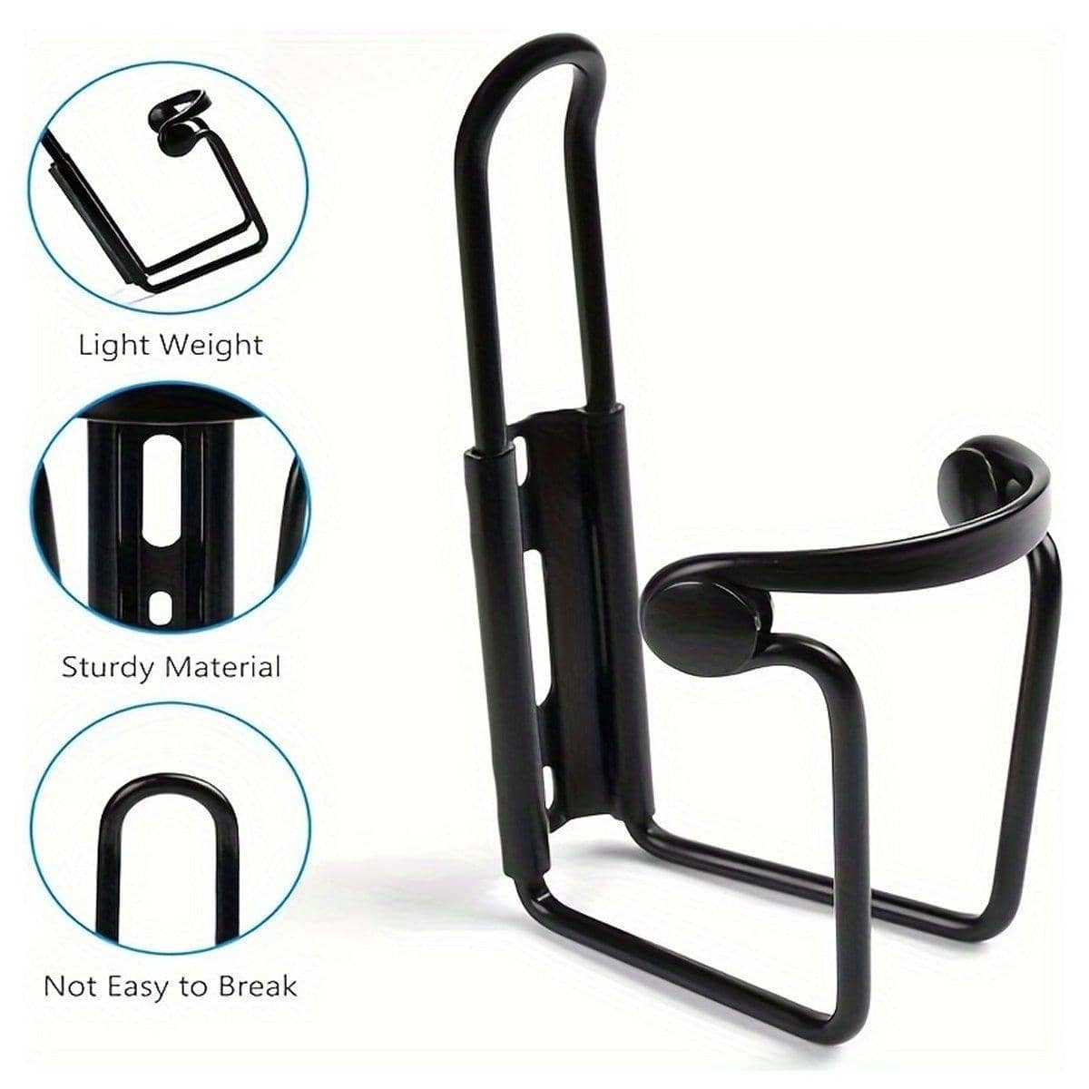 Aluminium Alloy Water Bottle Cage for MTB and Road Bikes - Silver - view 5