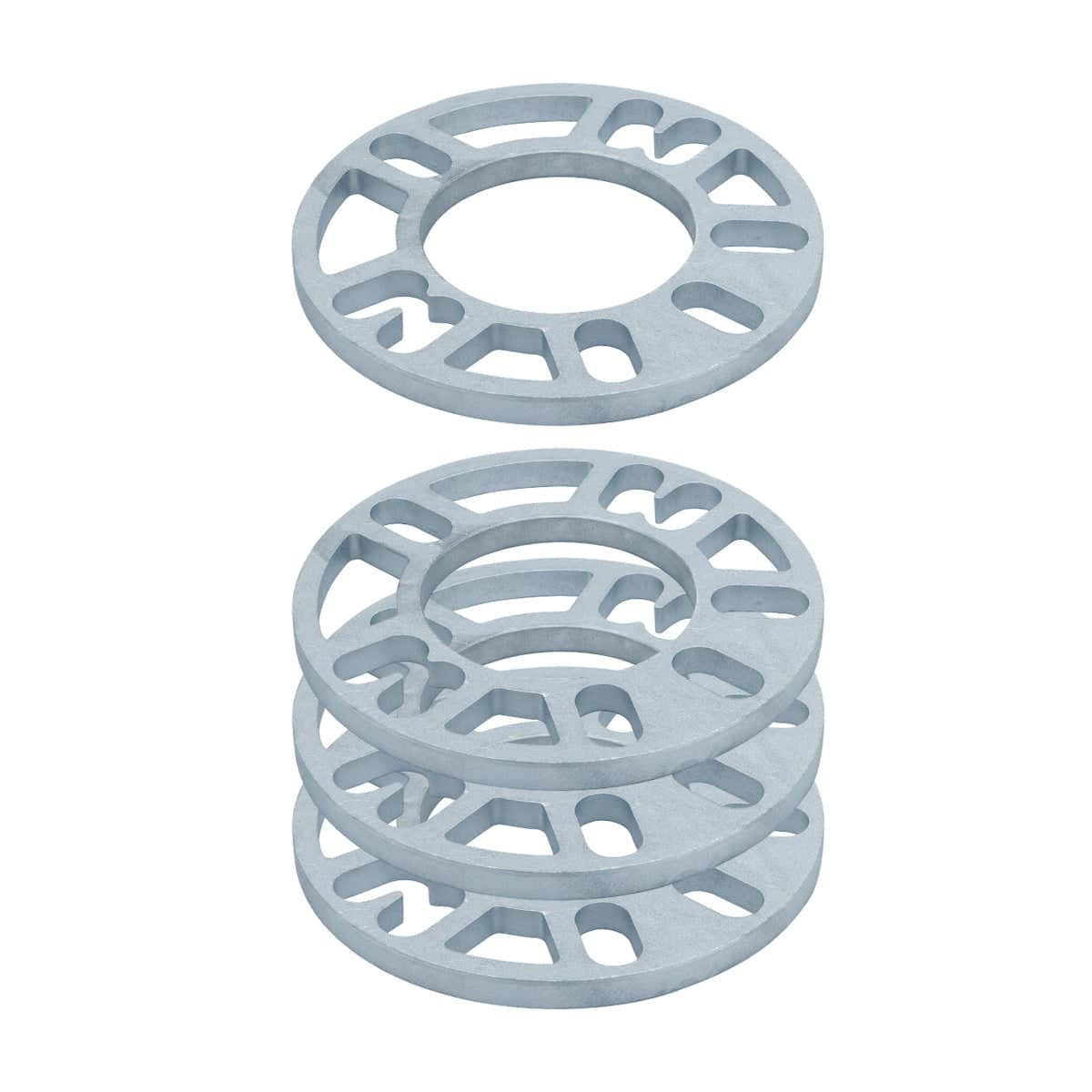 Aluminium Alloy Wheel Spacers Set of 4 for Car Rim Modification - 10mm