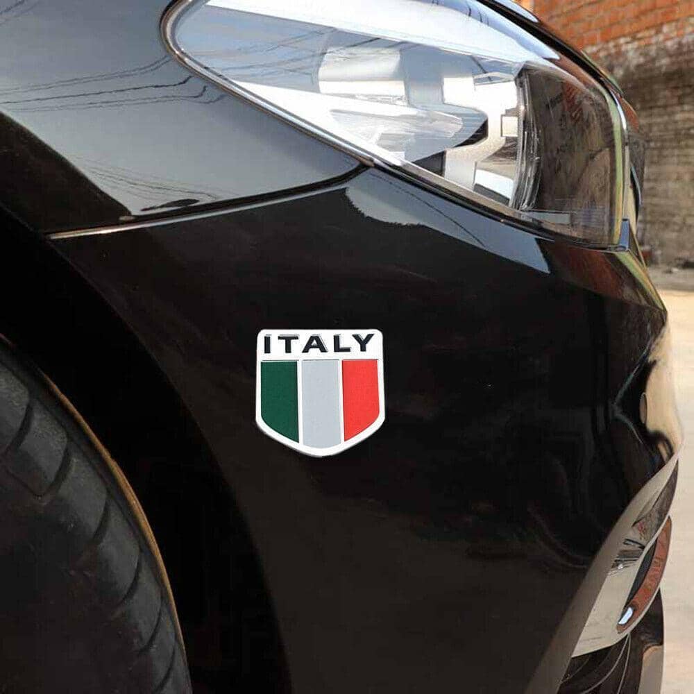 Aluminium Car Emblem Badge Decal, 5 x 5 cm - Australia Flag - view 5