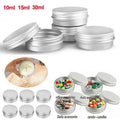 Aluminium Cosmetic Jars, Pack of 50 - 15 ml, 39 x 18 mm - view 5