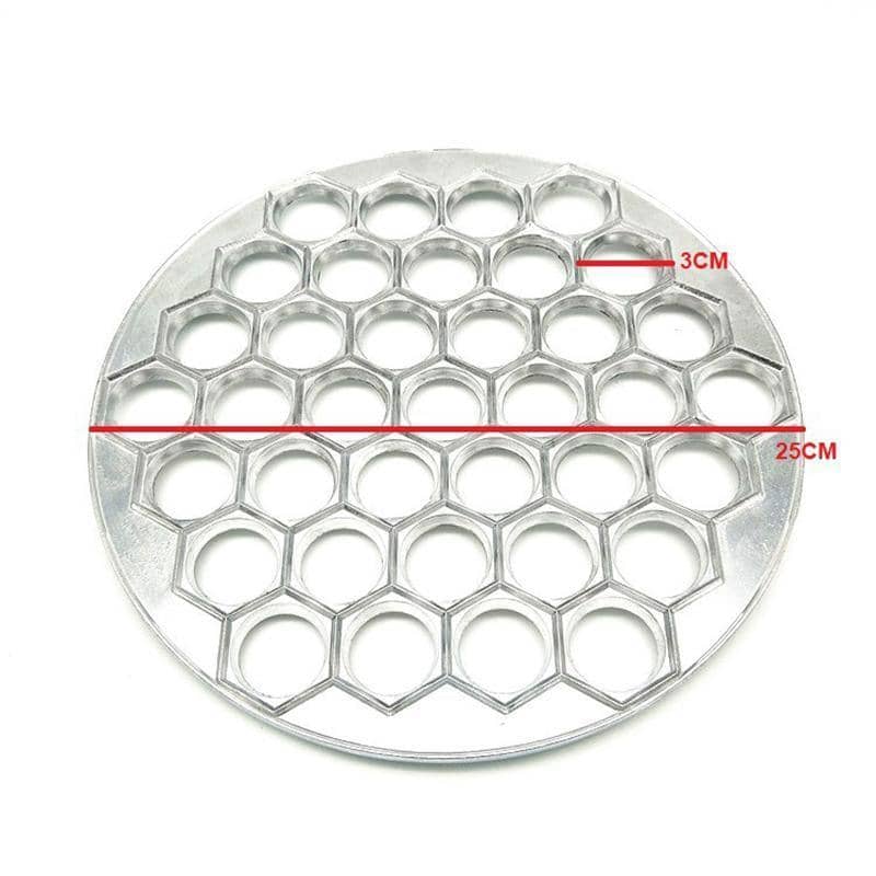 Aluminium Dumpling Mould Maker - 37 Hole, 25 x 25 cm - view 2